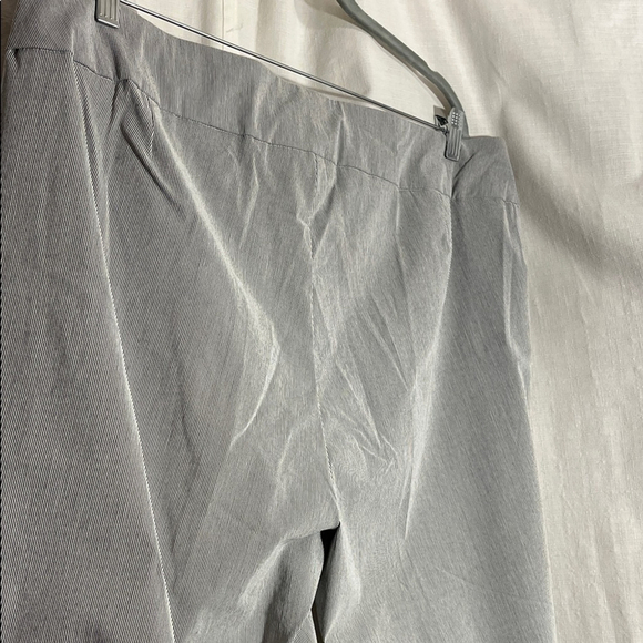 Premise Gray White Stripe Capri Tummy Control Trousers - Picture 7 of 10